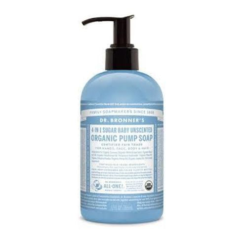 Dr. Bronner s Baby Unscented Pump Soap 24oz