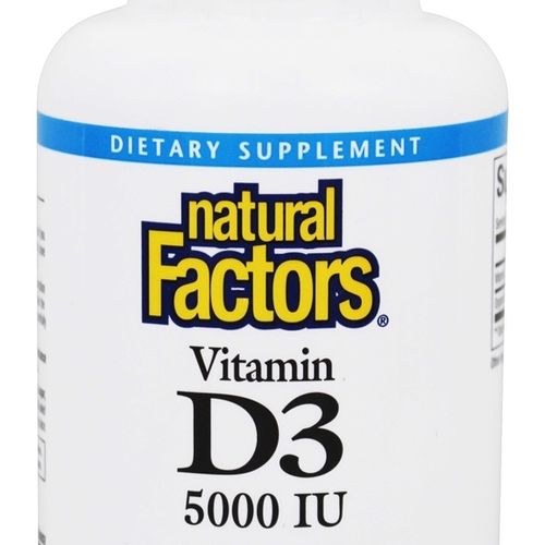 Natural Factors Vitamin D3 5 000 Iu 120 Sgels