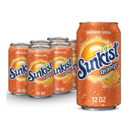 Sunkist Orange Soda, 12 Fl. Oz., 6 Count