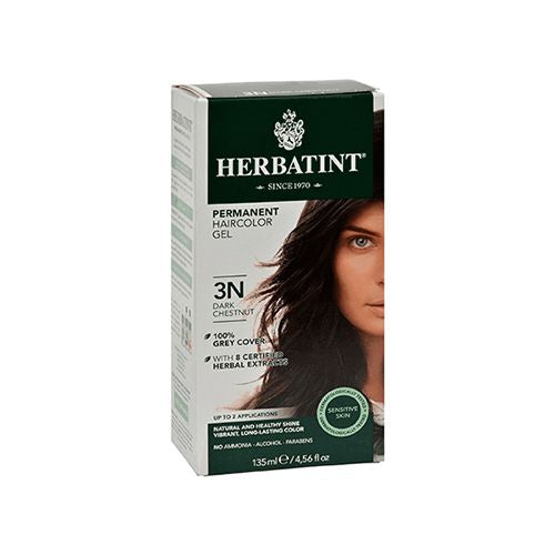 Herbatint Permanent Haircolor Gel 3N Dark Chestnut 1 Box