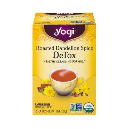 Yogi Teas, Tea Detox Rstd Dandln Spc - 16bg