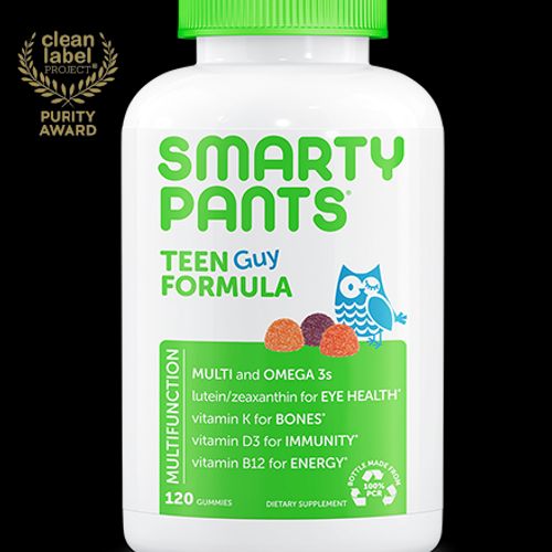 SmartyPants Teen Guy Formula Gummy Multivitamin  120 Ct.