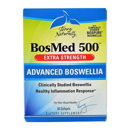 Terry Naturally BosMed 500 - 500 mg Boswellia  60 Softgels - Clinically Studied Boswellia Supplement