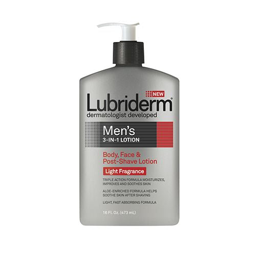 Lubriderm Men's 3 In 1 Body Face & P