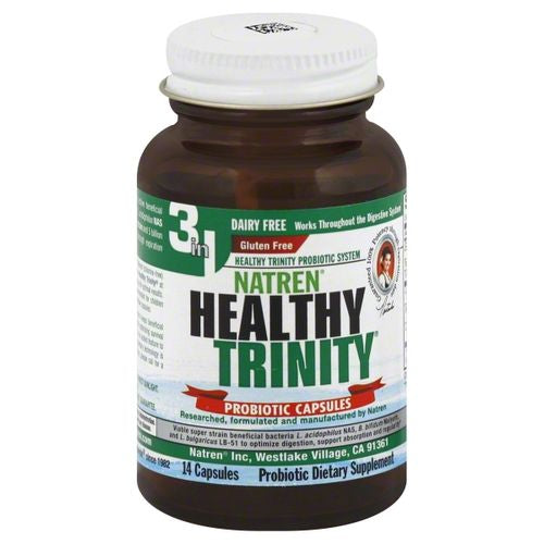 Natren Healthy Trinity 14 Day Capsules, Dairy Free - 14 Ea