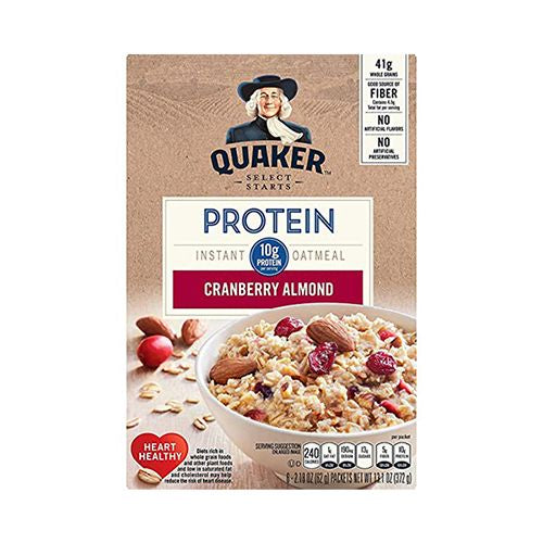 Quaker Instant Oatmeal Protein Cranb
