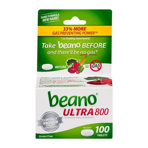 Beano Extra Strength  Gas Prevention & Digestive Enzyme Supplement  100 Count