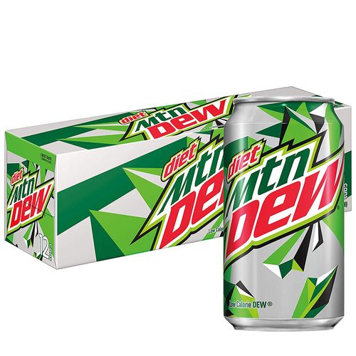 Diet Mountain Dew, 12 oz Cans, 12 Count