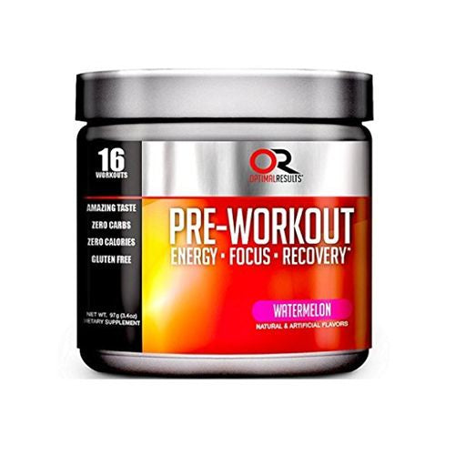 Optimal Results Preworkout Supplement, Tropical Fruit Punch, 16 Count