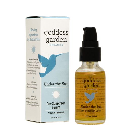 Goddess Garden Under the Sun Pre Sunscreen Serum  1 Oz