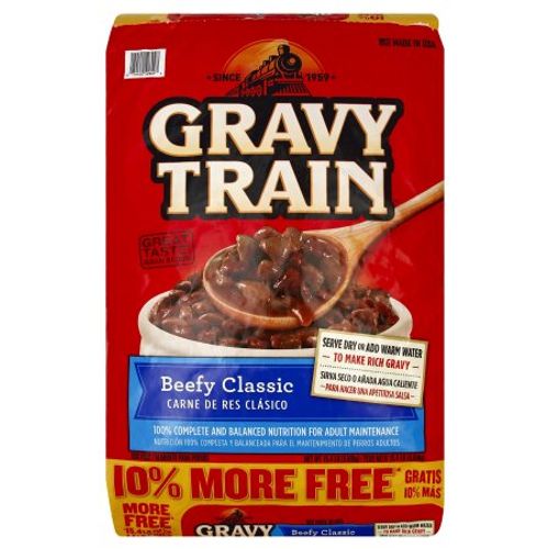 Gravy Train Beefy Classic Dry Dog Food, 15.4-Pound Bag