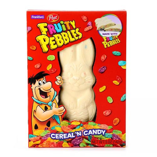 Fruity Pebbles Easter White Chocolate Solid Bunny - 5oz