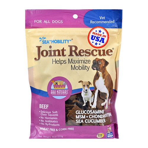 Ark Naturals Sea Mobility Joint Rescue Beef Jerky for Dogs  9 oz