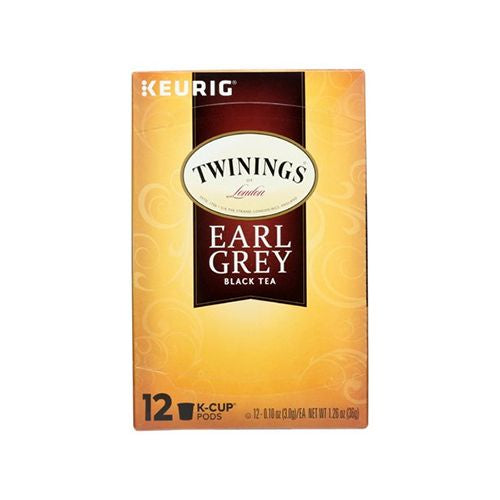 Keurig Hot Twinings Of London Black Tea, Earl Grey, 12 Count