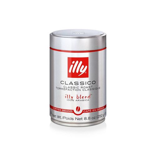 illy Classico Whole Bean Coffee, Medium Roast, Classic Roast with Notes Of Caramel, Orange Blossom and Jasmine, 100% Arabica Coffee, No Preservatives, 8.8 Ounce Can (Pack of 1) (B00112IMUQ)