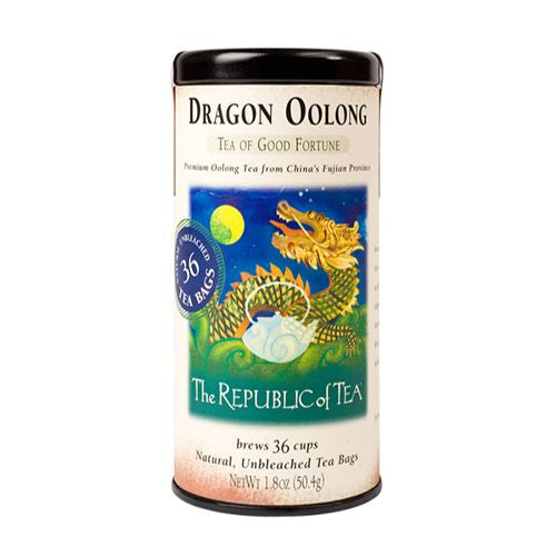 The Republic Of Tea Dragon Oolong Tea, 36 Tea Bag Tin (B00DDZOF1E)