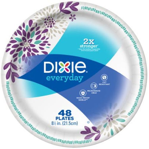 Dixie Holiday Paper Plates  Limited Edition  8.5   48 Count