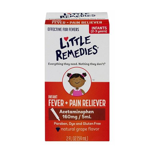 Little Remedies Infant Fever/Pain Reliever Natural Grape Natural Grape / LIQUID