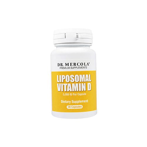 Dr. Mercola Liposomal Vitamin D3 Dietary Supplement  5 000 IU  30 Servings (30 Capsules)