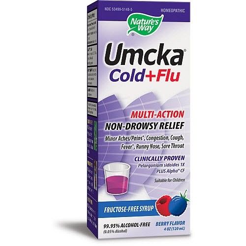 Nature s Way - Umcka Cold+Flu Berry - 4 oz.