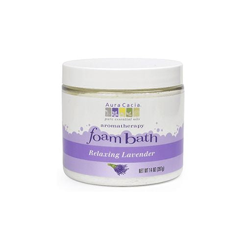 Aromatherapy Foam Bath  Relaxing Lavender  14 oz (397 g)  Aura Cacia