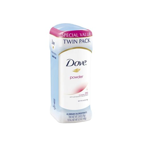 Dove Powder All Day Sweat and Odor Protection 2.6 oz  2 Count