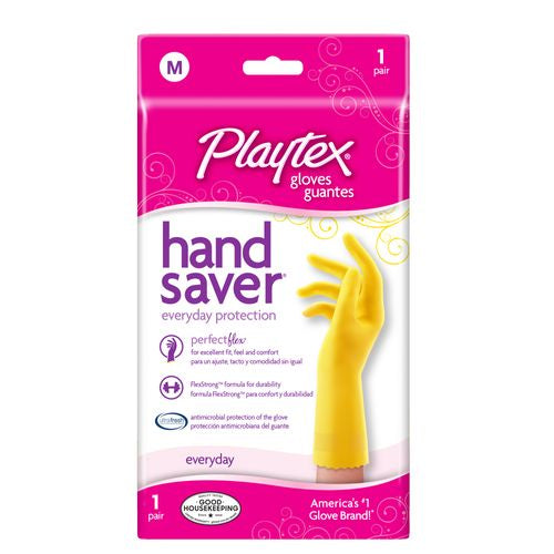 Playtex Handsaver Gloves  Reusable Cleaning Gloves  Size Small  1 Pair