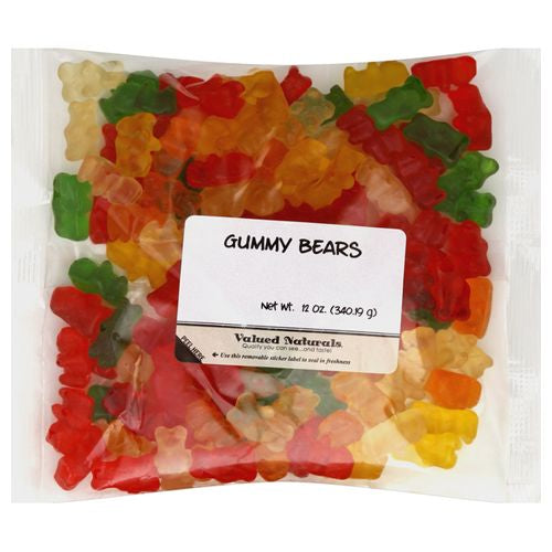 Valued Naturals - Gummy Bears Candy 12.00 oz