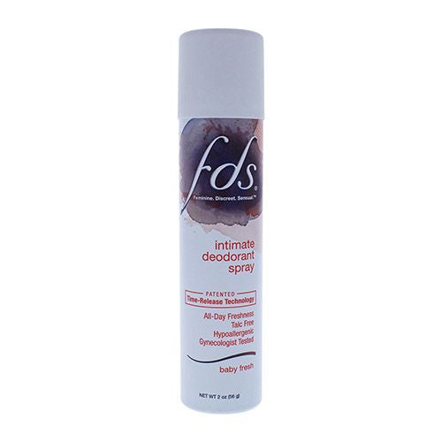 FDS Intimate + Body Dry Feminine Deodorant Spray  Baby Powder  2 Oz