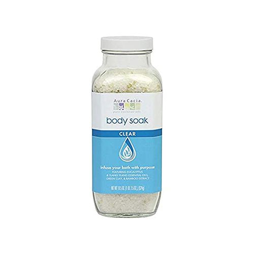 Aura Cacia HG1688522 18.5 oz Body Soak Clear