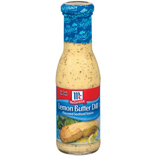 MCCORMICK, FLAVORED SEAFOOD SAUCE, LEMON BUTTER DILL