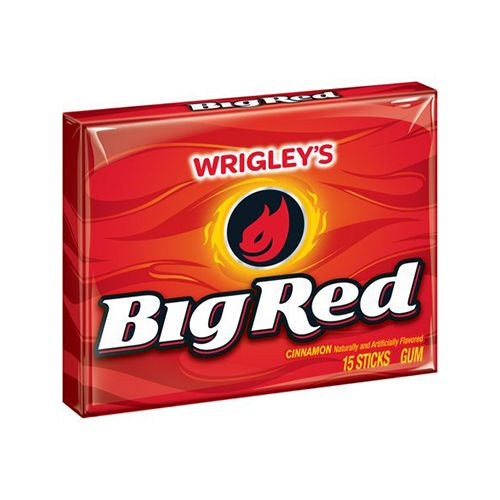 Wrigley s Big Red Cinnamon Gum  single pack