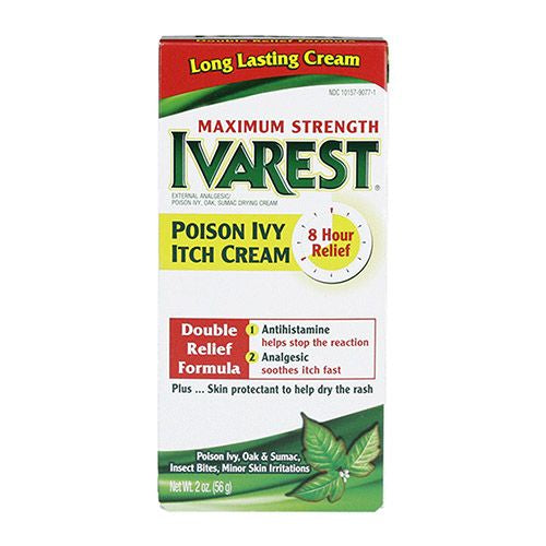 Ivarest Anti-Itch Cream  Maximum Strength  Medicated  2 oz