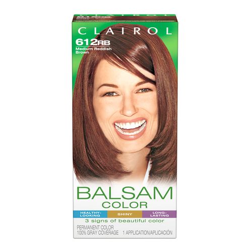 Clairol Balsam Color Hair Color  612RB Medium Reddish Brown