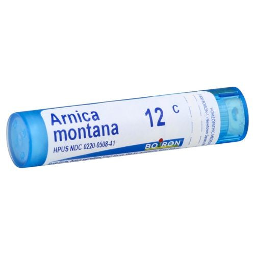 Boiron Arnica Montana 12C  Homeopathic Medicine for Muscle Pain  Stiffness  Swelling From Injuries  Bruises  80 Pellets