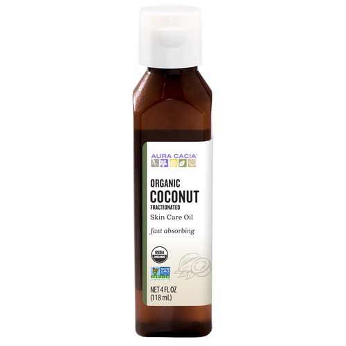 Aura Cacia Fractioned Coconut Oil Skin Care Oil, 4 Fl Oz