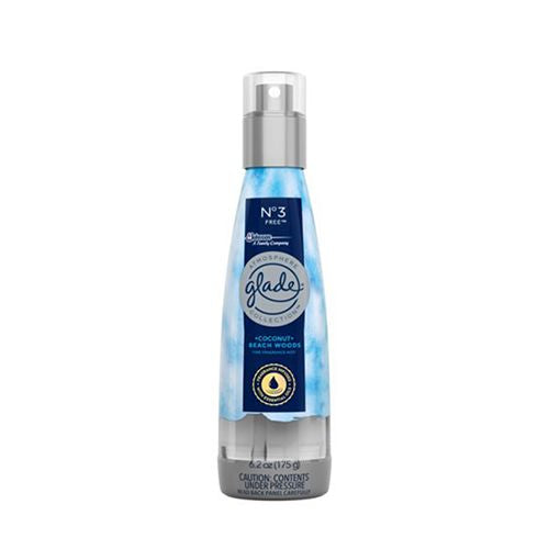 Glade Essentials Room Mist 1 CT, Coconut & Beach Woods, 6.2 OZ. Total, Air Freshener