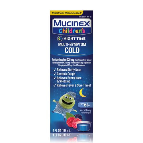 Mucinex Childrens Night Time Multi-Symptom Cold / SOLUTION