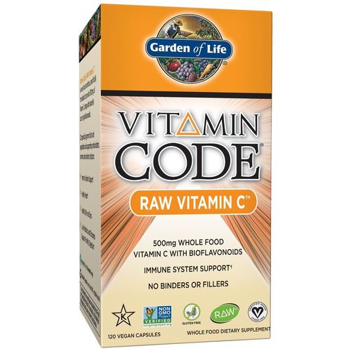 Garden of Life Vitamin Code Vitamin C Capsules  500mg  120 Ct