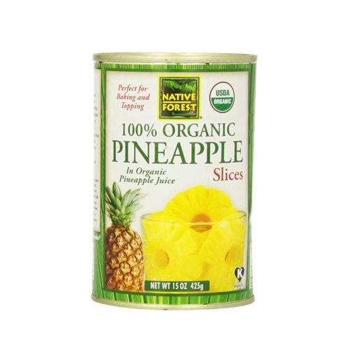 100% ORGANIC PINEAPPLE SLICES