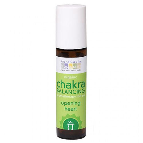 Aura Cacia Chakra Balancing Aromatherapy Roll-on - Opening Heart 0.31 fl oz Liq