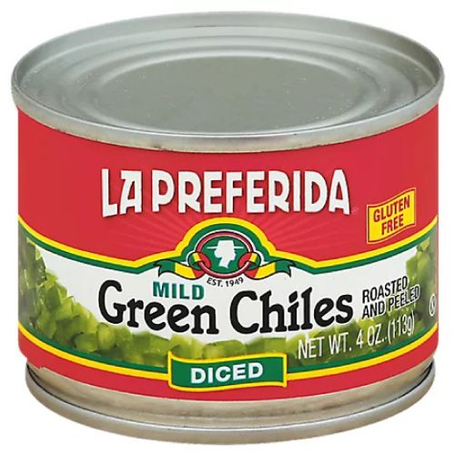 ROASTED AND PEELED DICED MILD GREEN CHILES