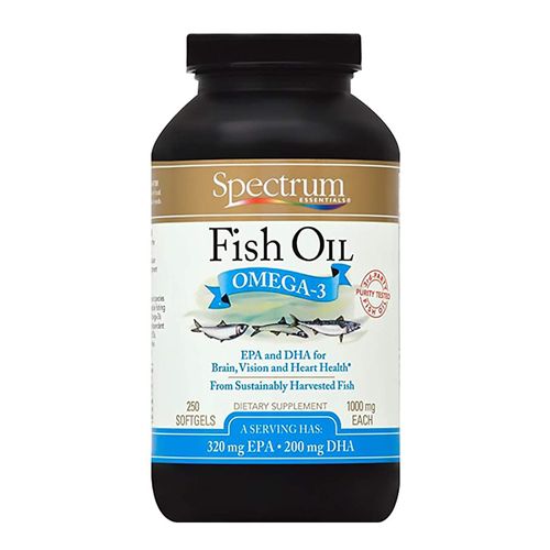 Spectrum Essentials Fish Oil Omega-3 - 1000mg - 250 Softgels