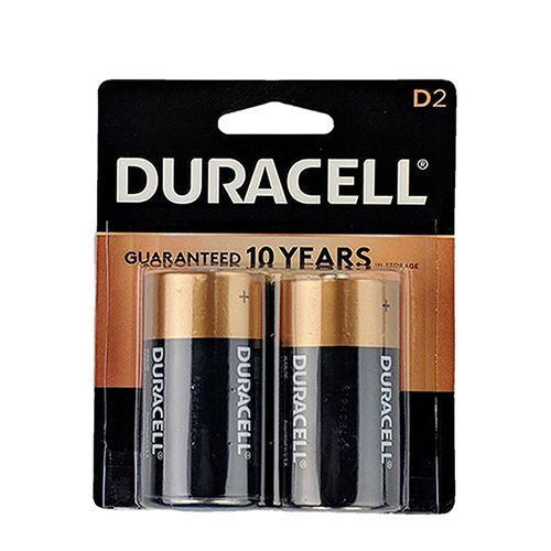 Duracell 1.5 V D Alkaline Batteries  2 count