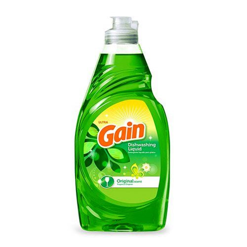 Gain Ultra Original Dishwashing Liquid, Original, 9 Fl Oz