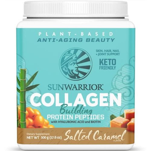 Sunwarrior Collagen Building Protein Peptides  Salted Caramel  20 servings