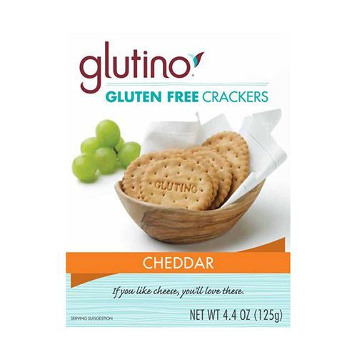 GLUTINO, GLUTEN FREE CRACKERS, CHEDDAR