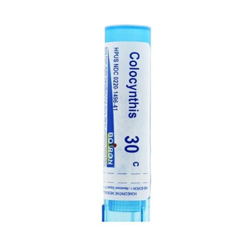 Boiron Colocynthis 30C  Homeopathic Medicine for Abdominal Cramps Improved By Bending Over  80 Pellets