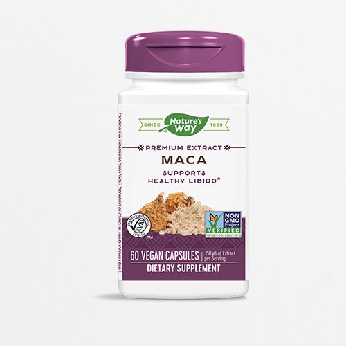 Nature s Way Standardized Maca  Capsules  60 Count