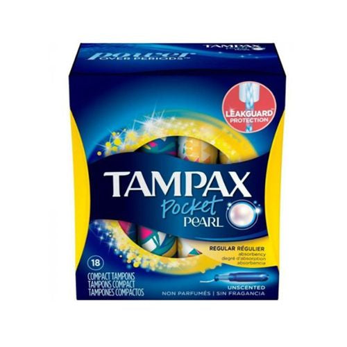 TAMPAX POCKET PEARL REGULAR 18CT